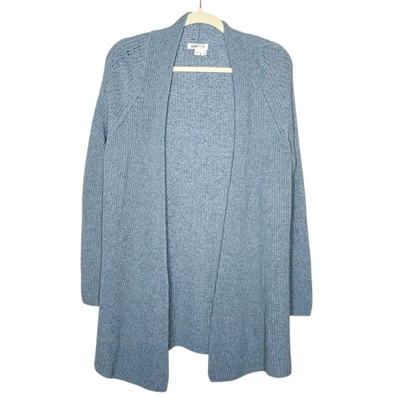 Orvis Sweaters - Orvis Women’s XS Green Blue Cardigan Cozy Ribbed Oversized Open Front Sweater